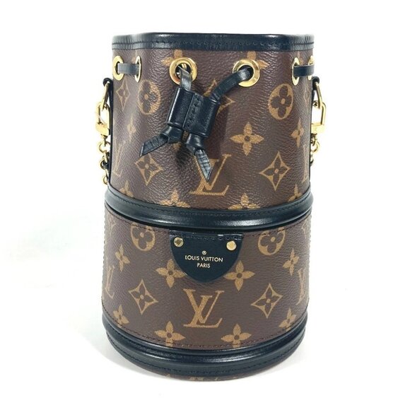LOUIS VUITTON M83480 Monogram Kanoe Hand Bag Drawstring Pouch Chain Shoulder Bag - Picture 1 of 15